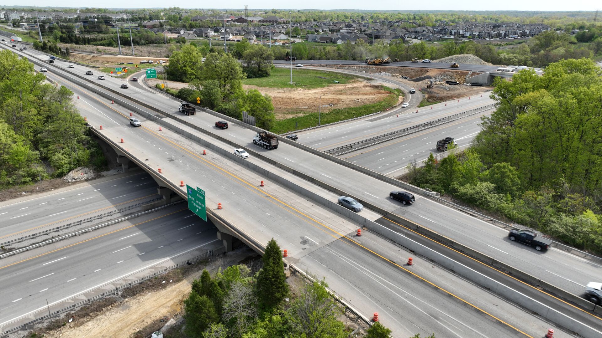 Lane closures to begin May 28 on Gene Snyder Freeway in eastern Jefferson County
